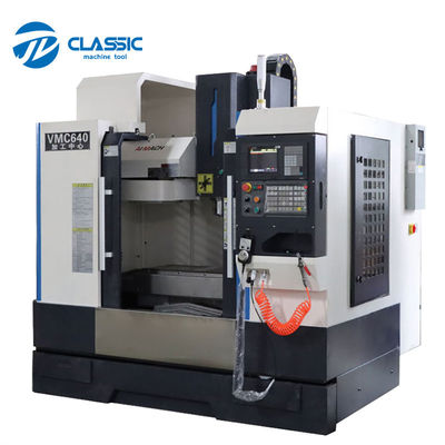Máquina de trituração vertical do metal do cnc do centro fazendo à máquina VMC640 do tipo de Taiwan mini