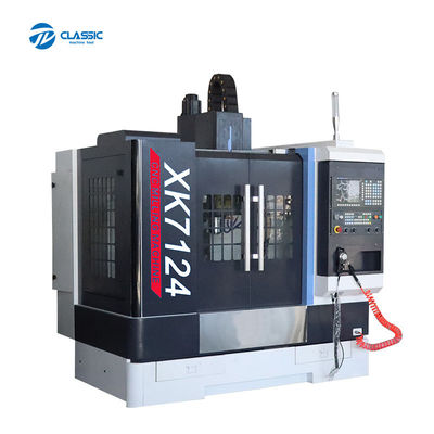 Mini centro de máquina vertical pequeno da trituração do cnc do quadro XK7124/XH7124 da máquina de trituração do cnc